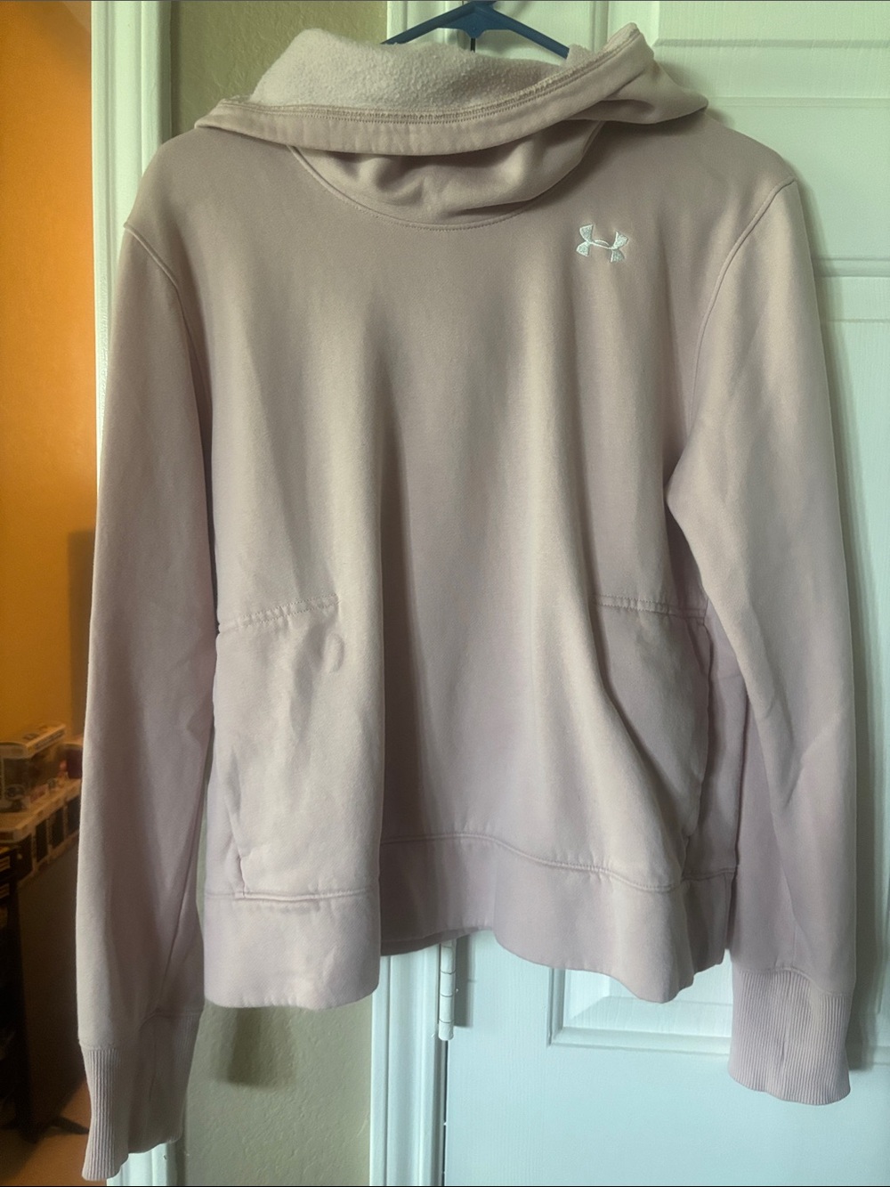 Under Armour Women's Pale Pink Pullover Hoodie